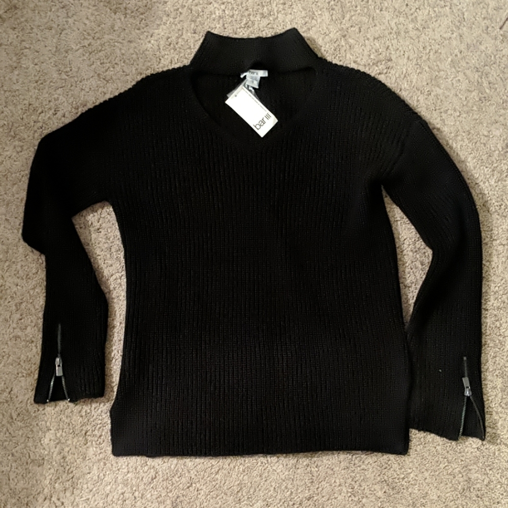 Brand New Bar lll black sweater